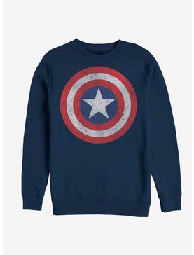 Marvel Captain America Captain Classic Sweatshirt, NAVY, hi-res