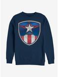 Marvel Captain America Captain Crest Sweatshirt, NAVY, hi-res