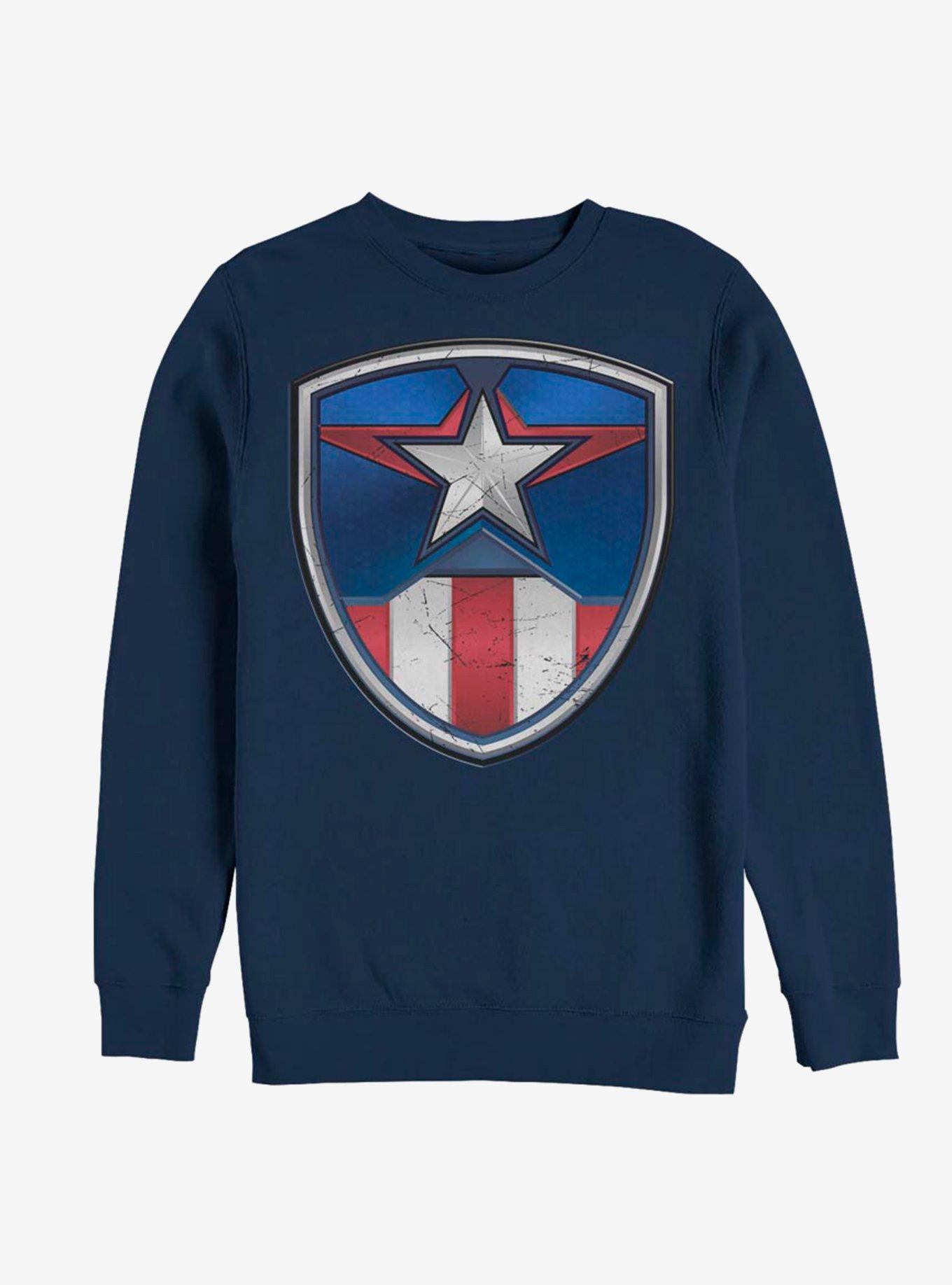 Marvel Captain America Captain Crest Sweatshirt, , hi-res