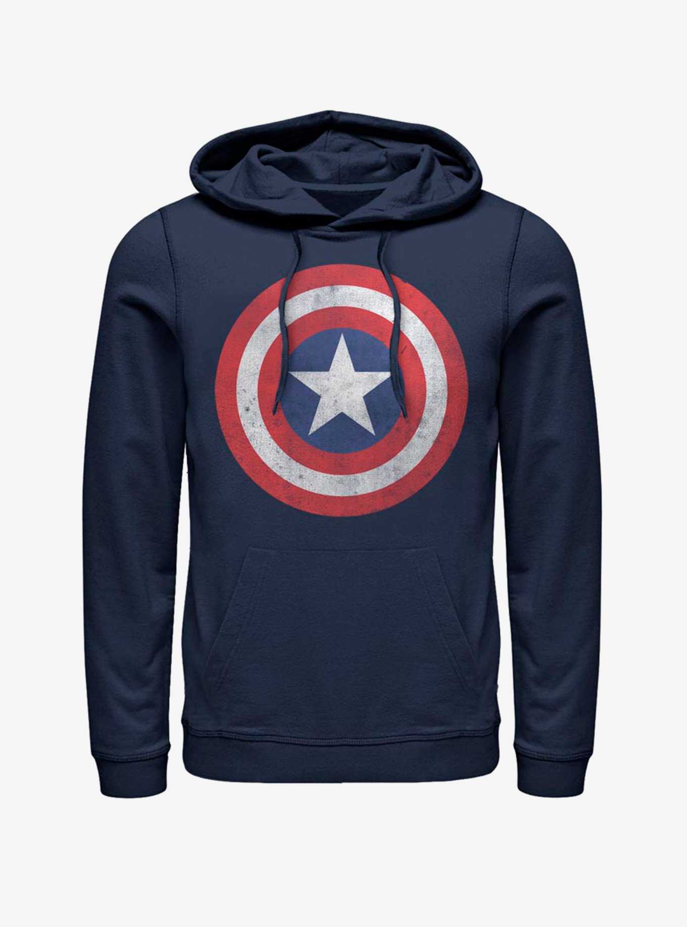 Marvel Captain America Captain Classic Hoodie - BLUE | Hot Topic