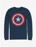 Marvel Captain America Captain Classic Long-Sleeve T-Shirt, NAVY, hi-res