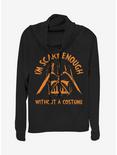 Star Wars I'm Scary Enough Cowl Neck Long-Sleeve Girls Top, BLACK, hi-res