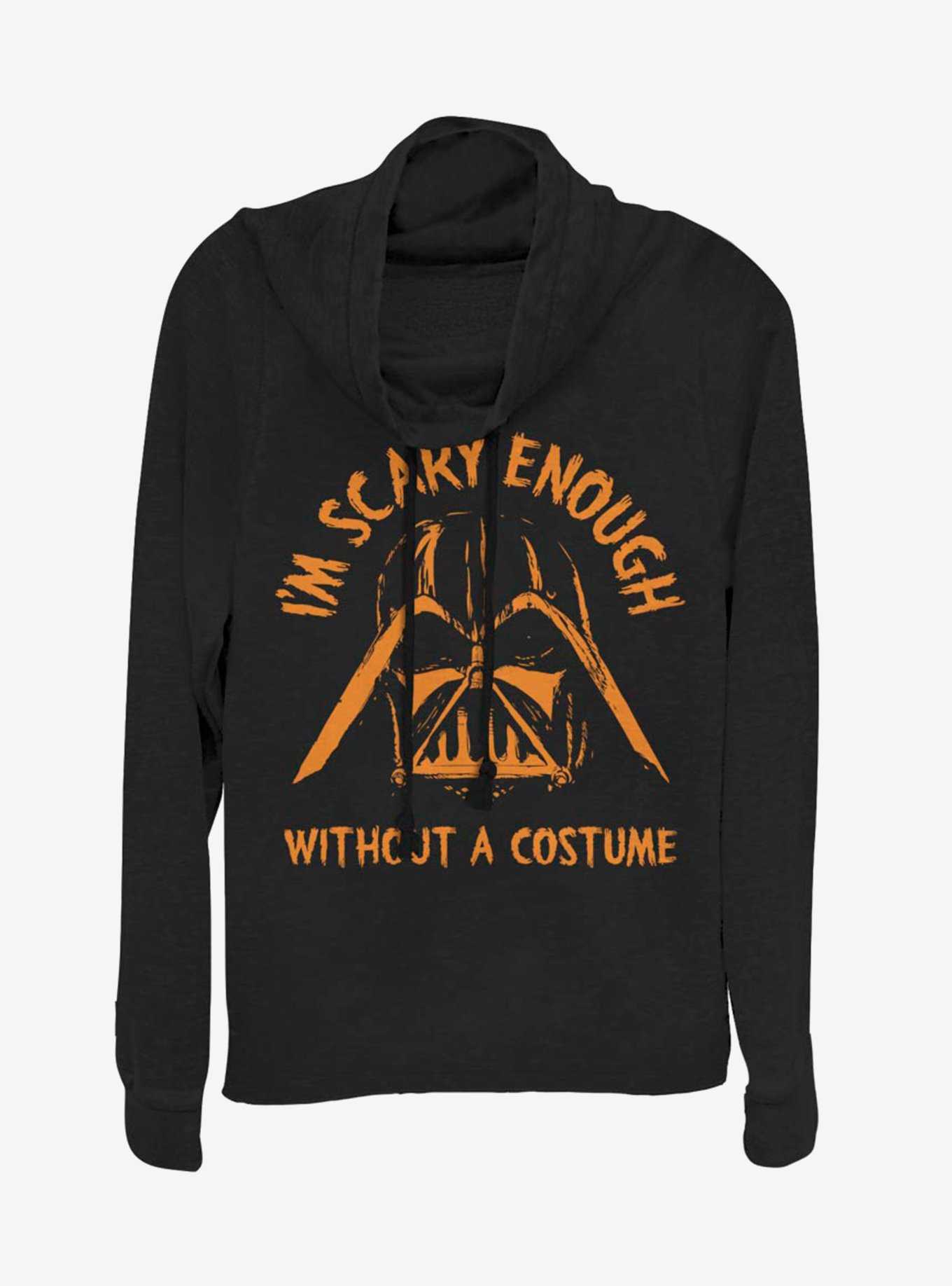 Star Wars I'm Scary Enough Cowl Neck Long-Sleeve Girls Top, , hi-res