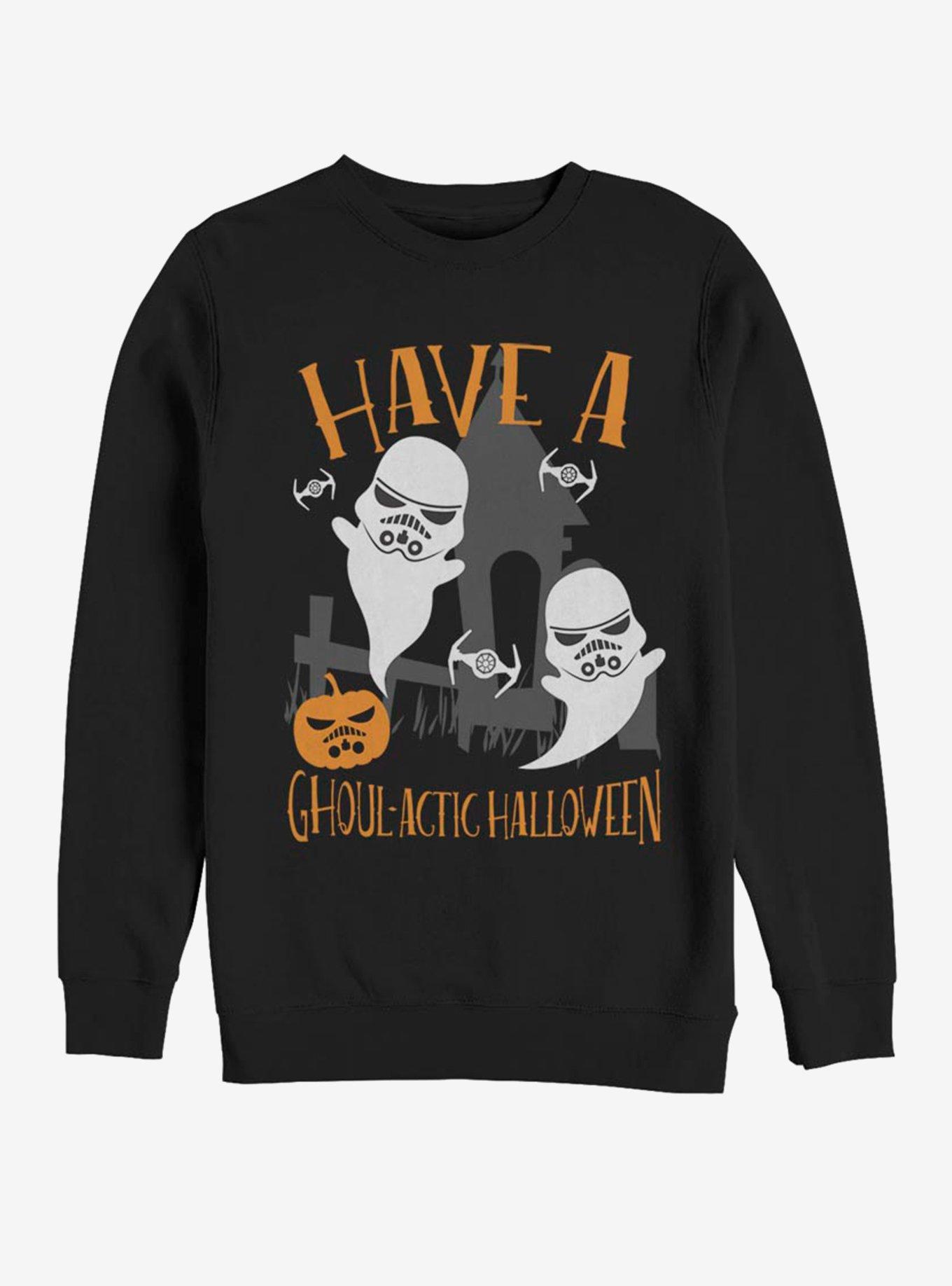 Star Wars Stormtroopers Ghoulactic Halloween Sweatshirt, BLACK, hi-res