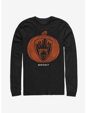 Marvel Guardians Of The Galaxy Groot Pumpkin Long-Sleeve T-Shirt, , hi-res