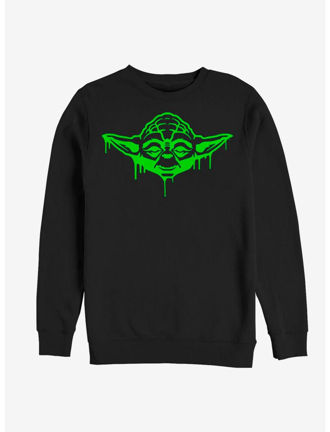 Star Wars Oozing Yoda Sweatshirt, BLACK, hi-res