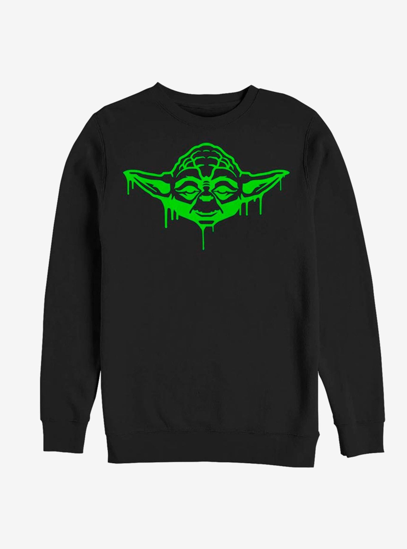 Star Wars Oozing Yoda Sweatshirt, BLACK, hi-res