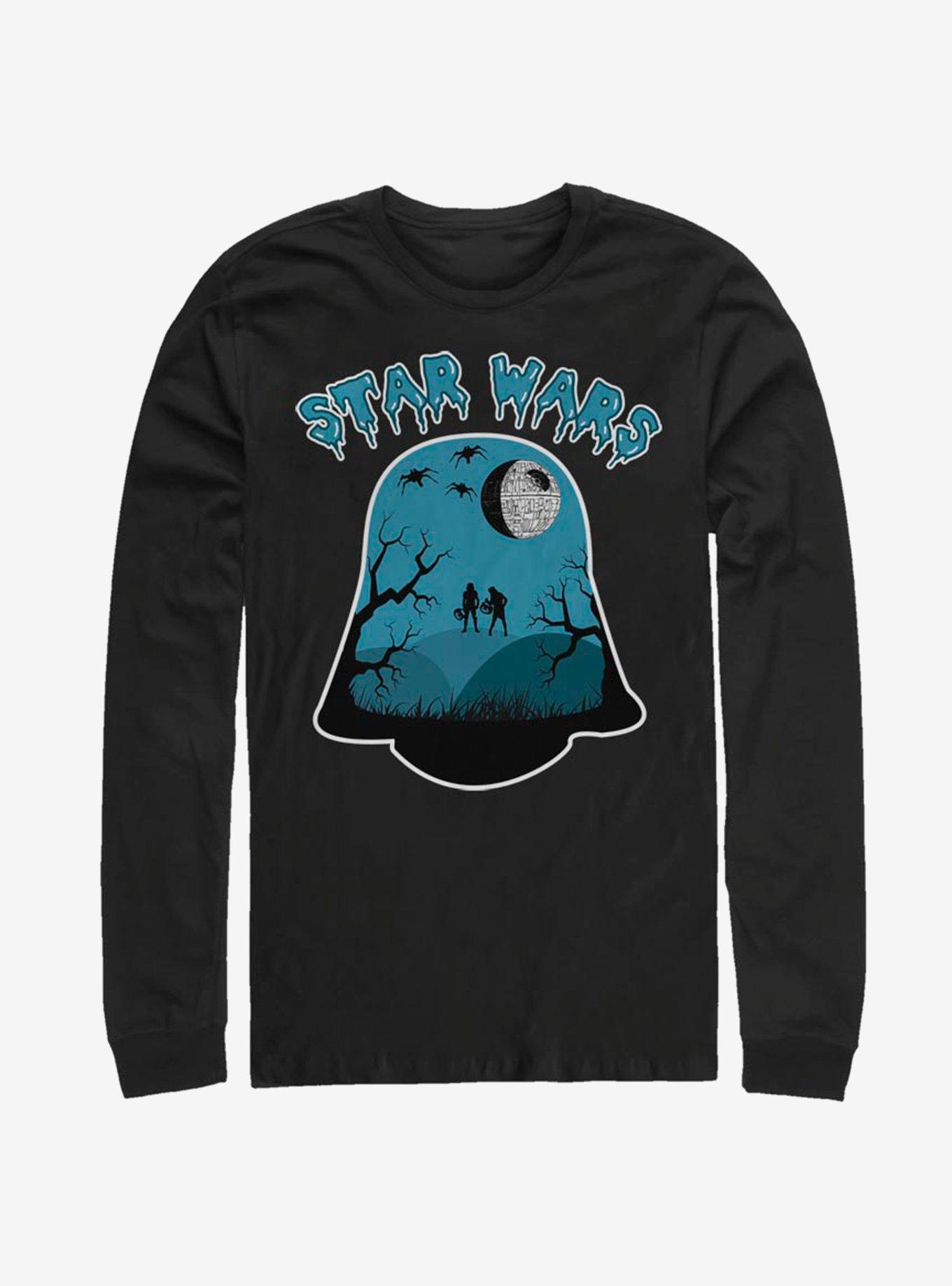 Star Wars Darth Halloween Long-Sleeve T-Shirt, BLACK, hi-res