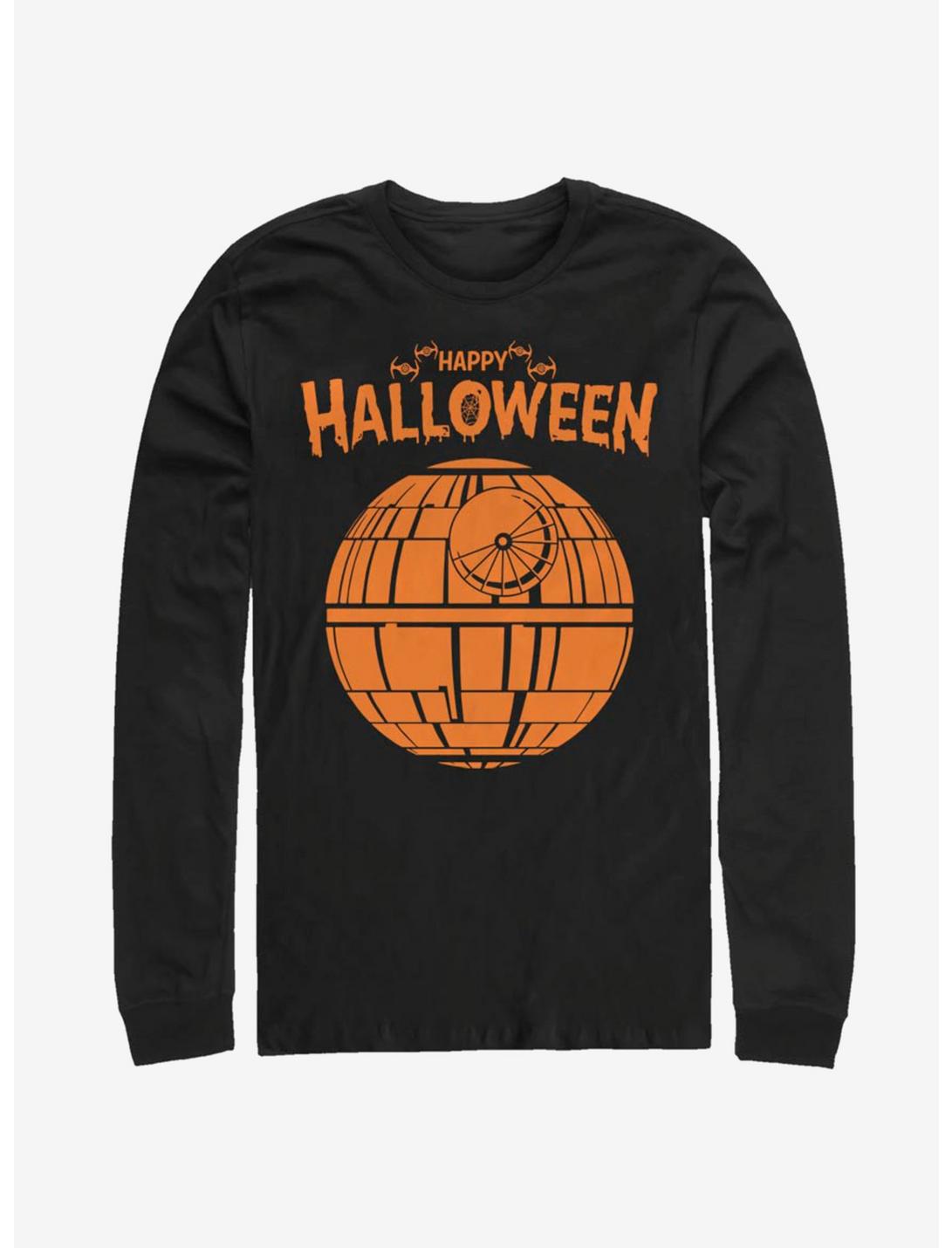 Star Wars Happy Death Star Long-Sleeve T-Shirt, BLACK, hi-res