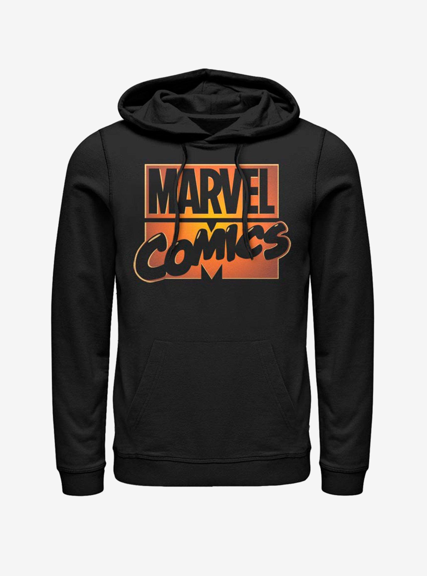 Marvel Glow Hoodie, BLACK, hi-res