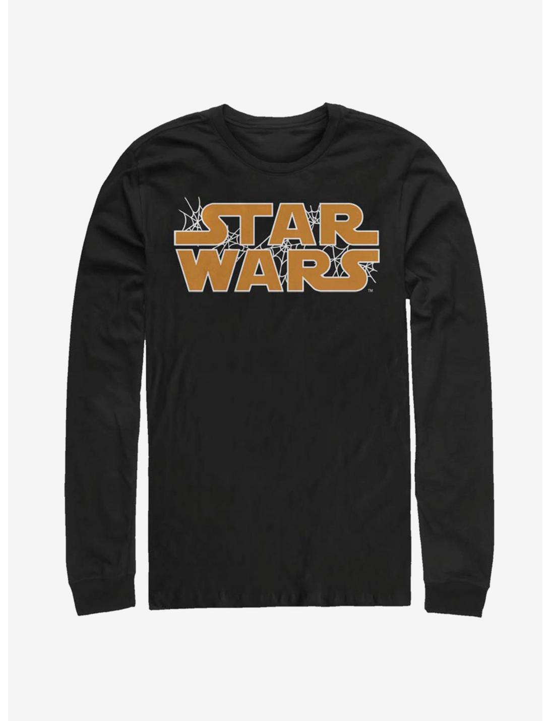 Star Wars Web Logo Long-Sleeve T-Shirt, BLACK, hi-res
