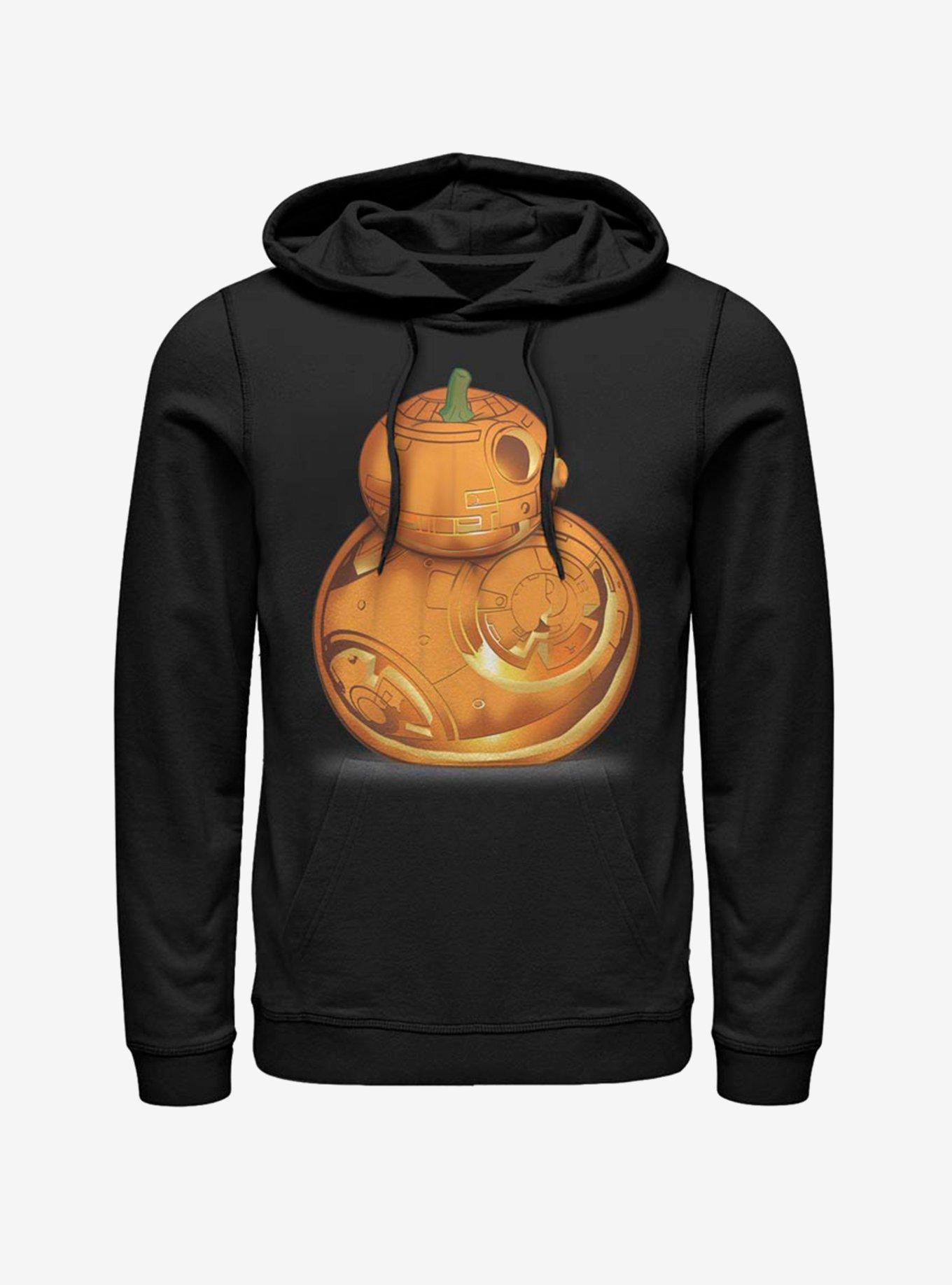 Star Wars Episode VII The Force Awakens BB-8 Pumpkin Hoodie, BLACK, hi-res