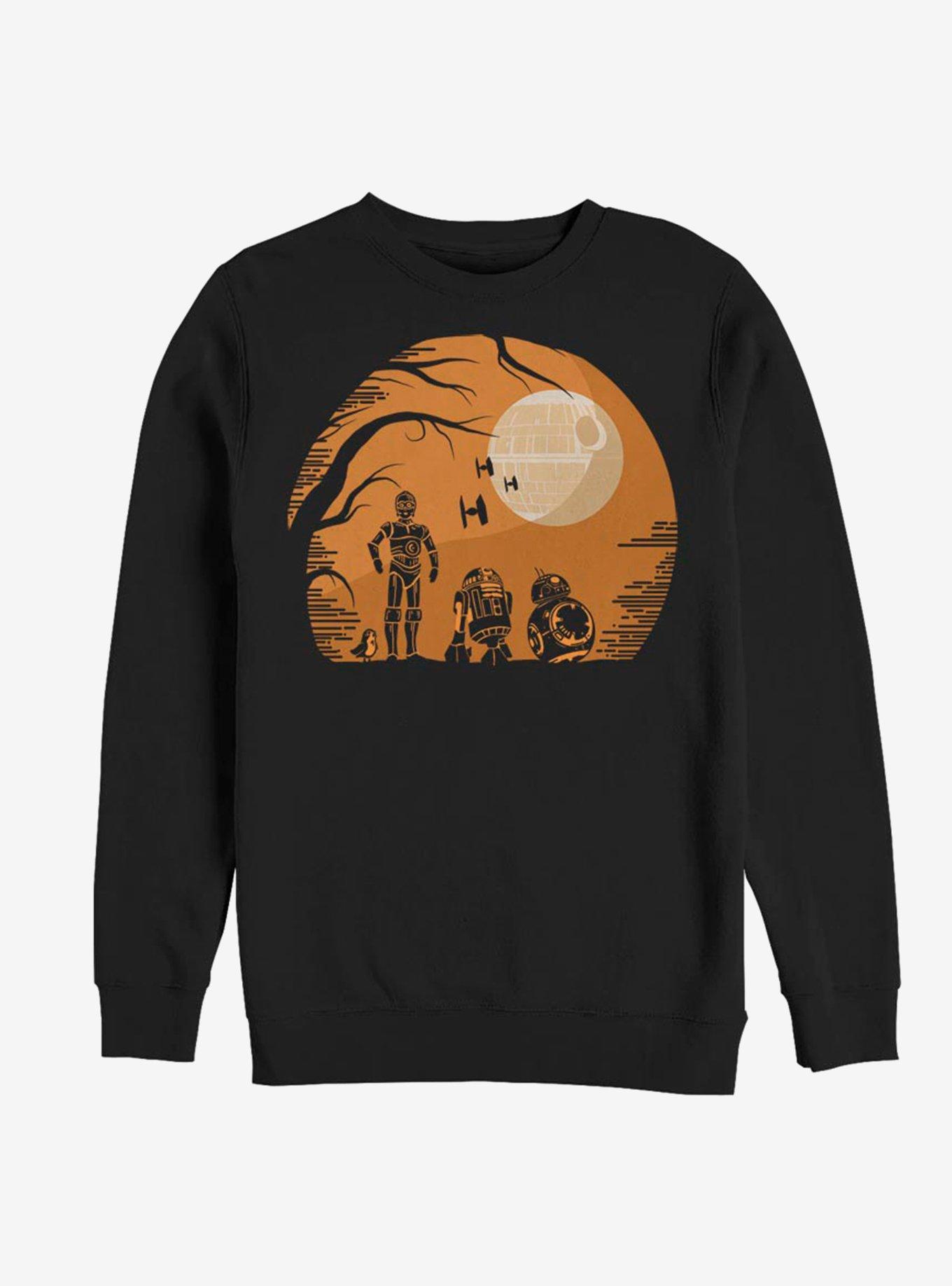 Star Wars Episode VIII The Last Jedi Droids Haunt Sweatshirt, BLACK, hi-res