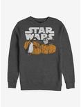 Star Wars Episode VIII The Last Jedi Pumpkin Patch Porg Sweatshirt, CHAR HTR, hi-res