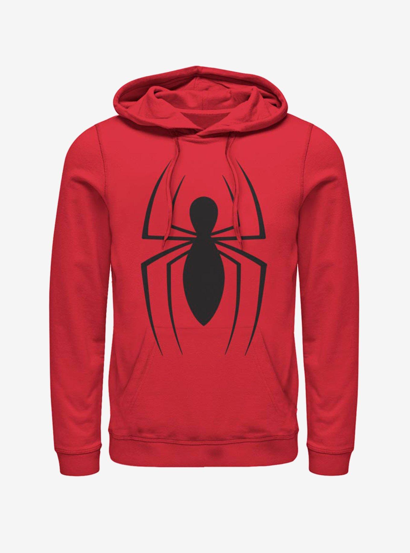  Marvel Spider-Man 2 Game Spider Logo Pullover Hoodie :  Clothing, Shoes & Jewelry