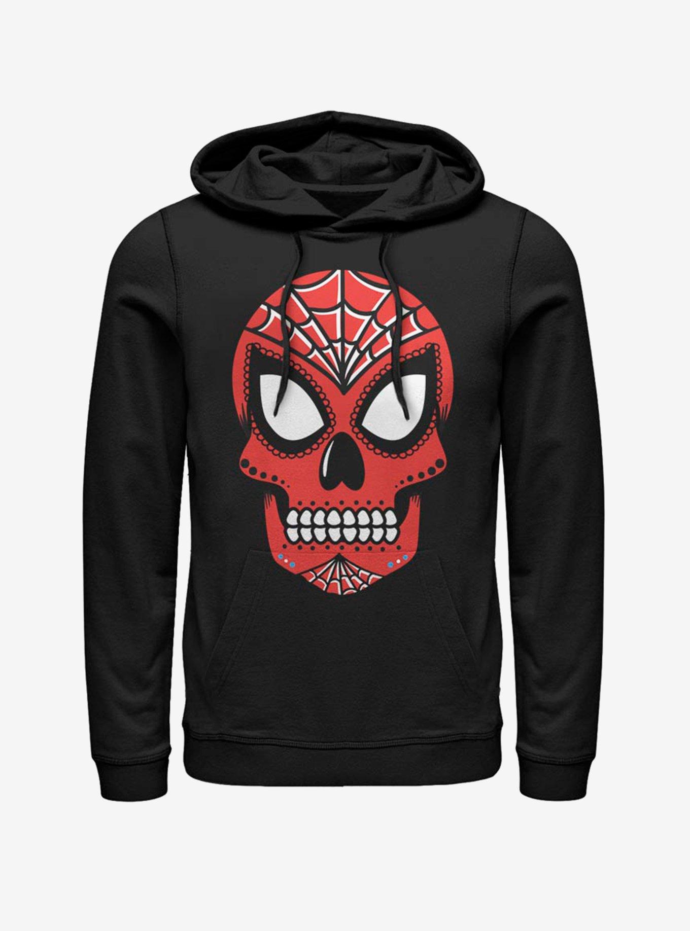 Marvel Spider-Man Sugar Skull Hoodie, BLACK, hi-res