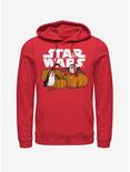 Star Wars Episode VIII The Last Jedi Pumpkin Patch Porg Hoodie, RED, hi-res