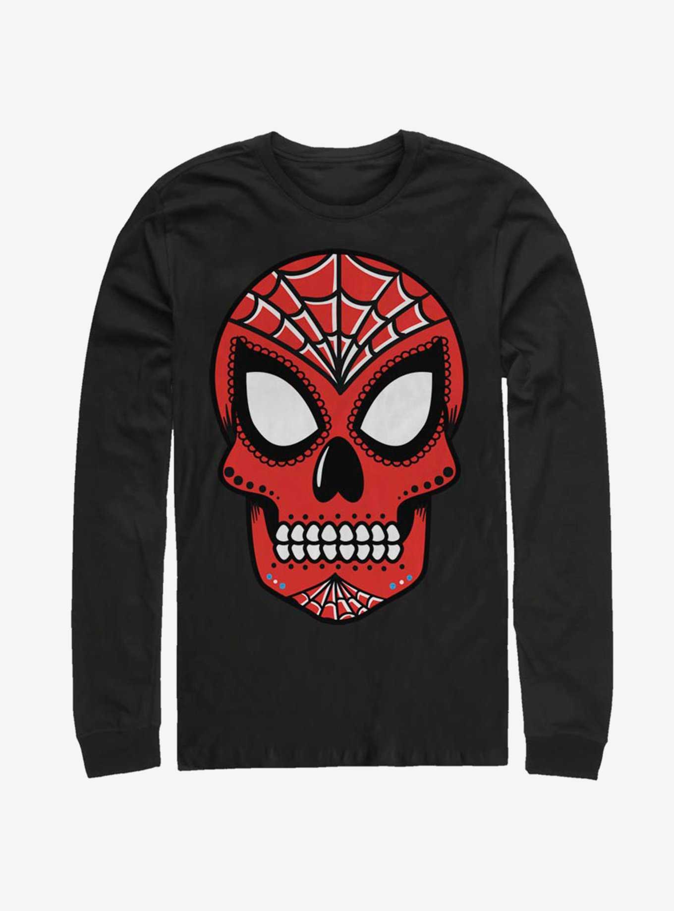 Marvel Spider-Man Sugar Skull Long-Sleeve T-Shirt, , hi-res