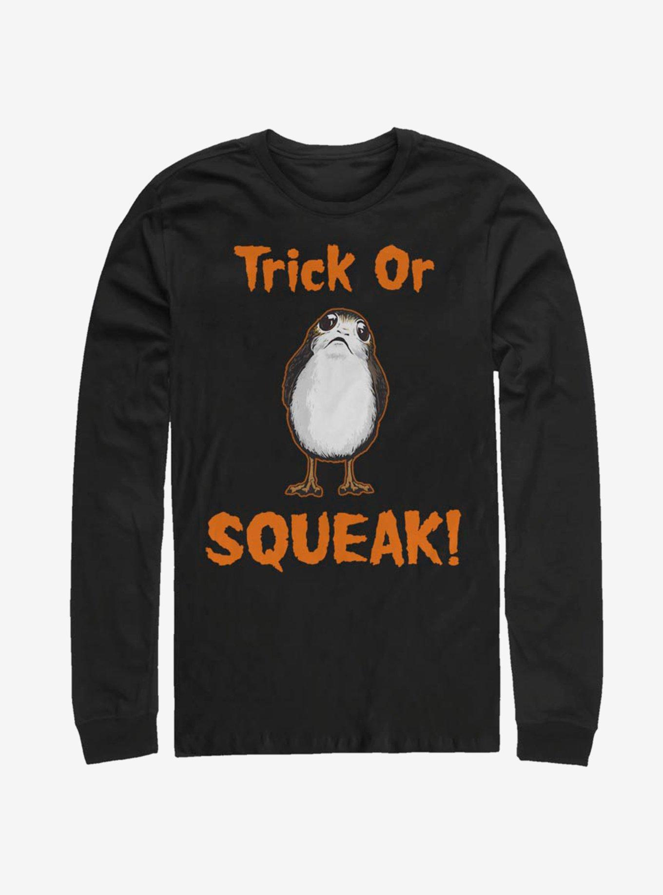 Star Wars Episode VIII The Last Jedi Trick Or Squeak Long-Sleeve T-Shirt, , hi-res