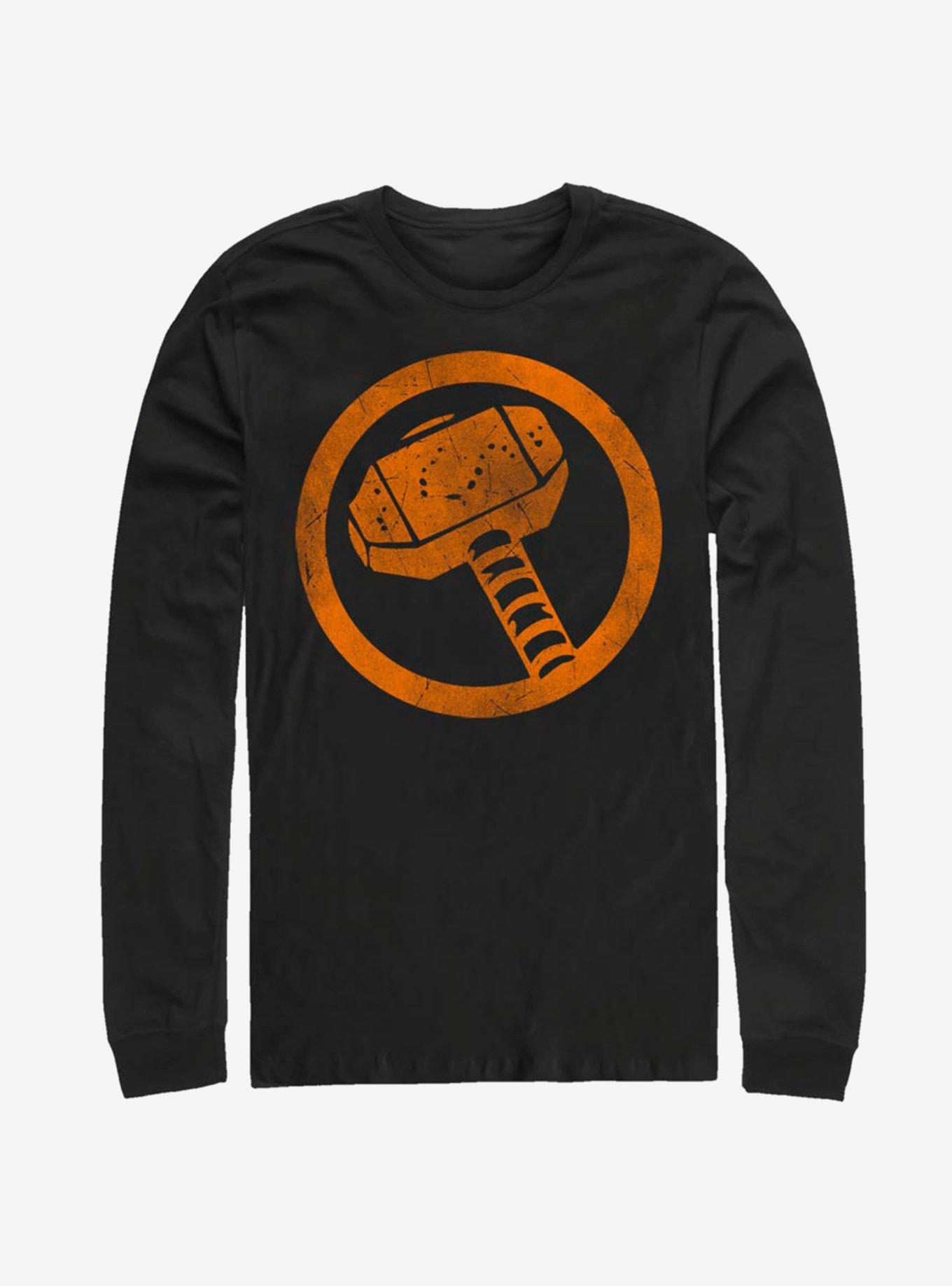 Marvel Thor Thor Retrorange Long-Sleeve T-Shirt, BLACK, hi-res