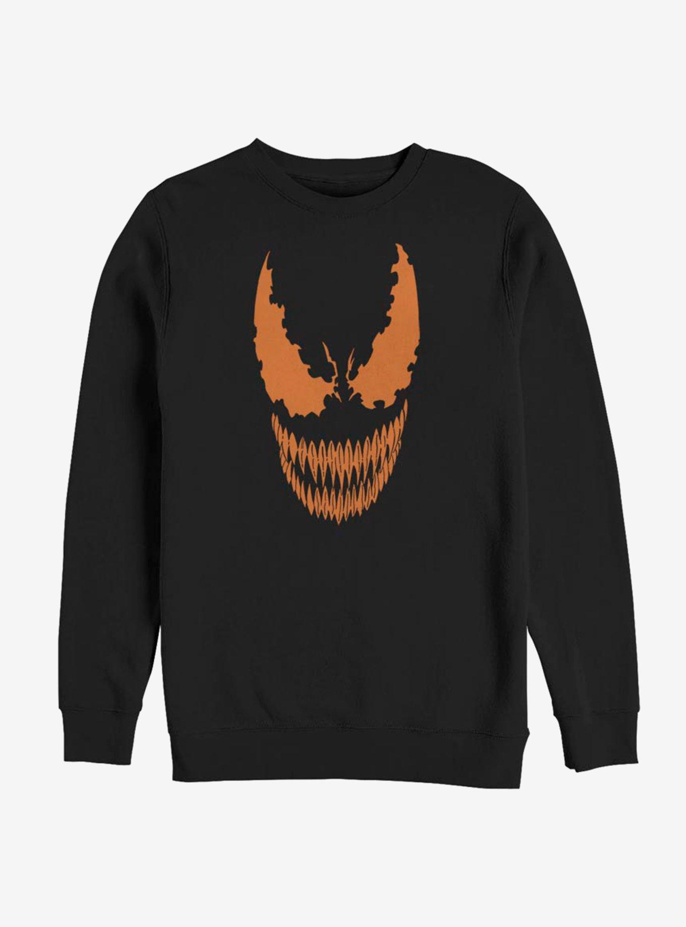 Marvel Venom Venom Face Pumpkin Sweatshirt, , hi-res