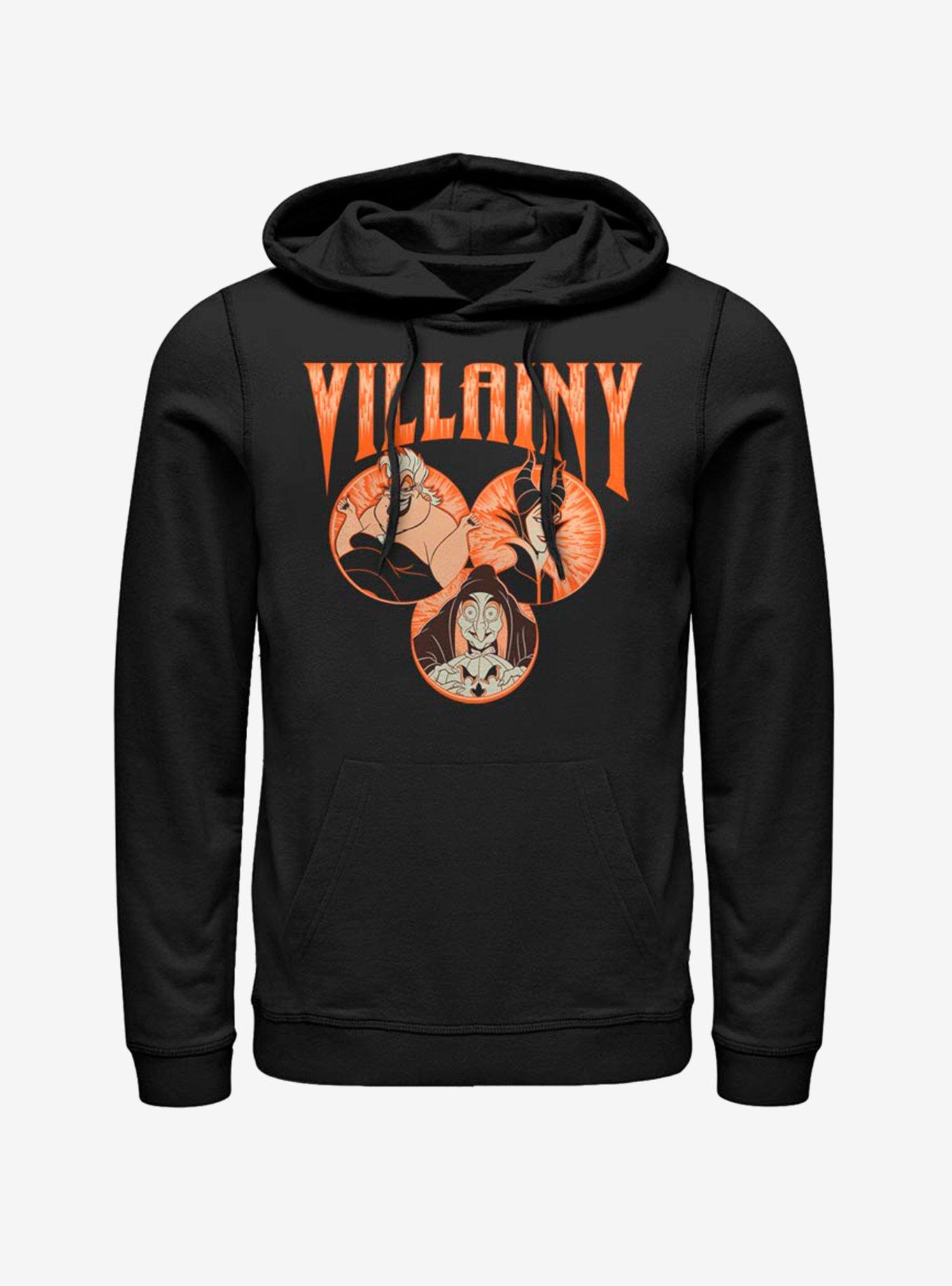 Disney Villains Villainy Circled Hoodie, BLACK, hi-res