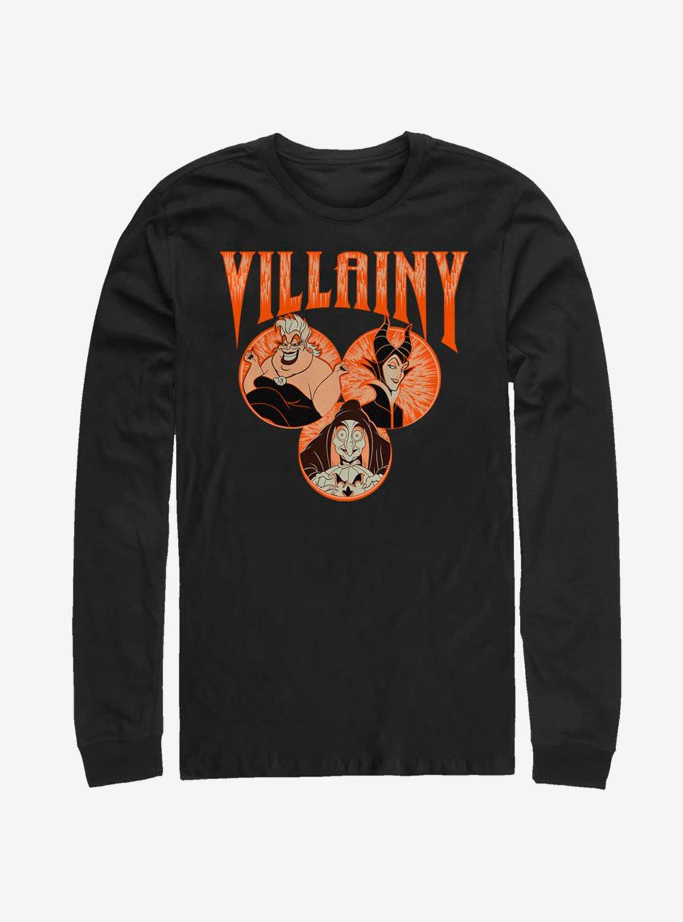 Disney Villains Villainy Circled Long-Sleeve T-Shirt, , hi-res