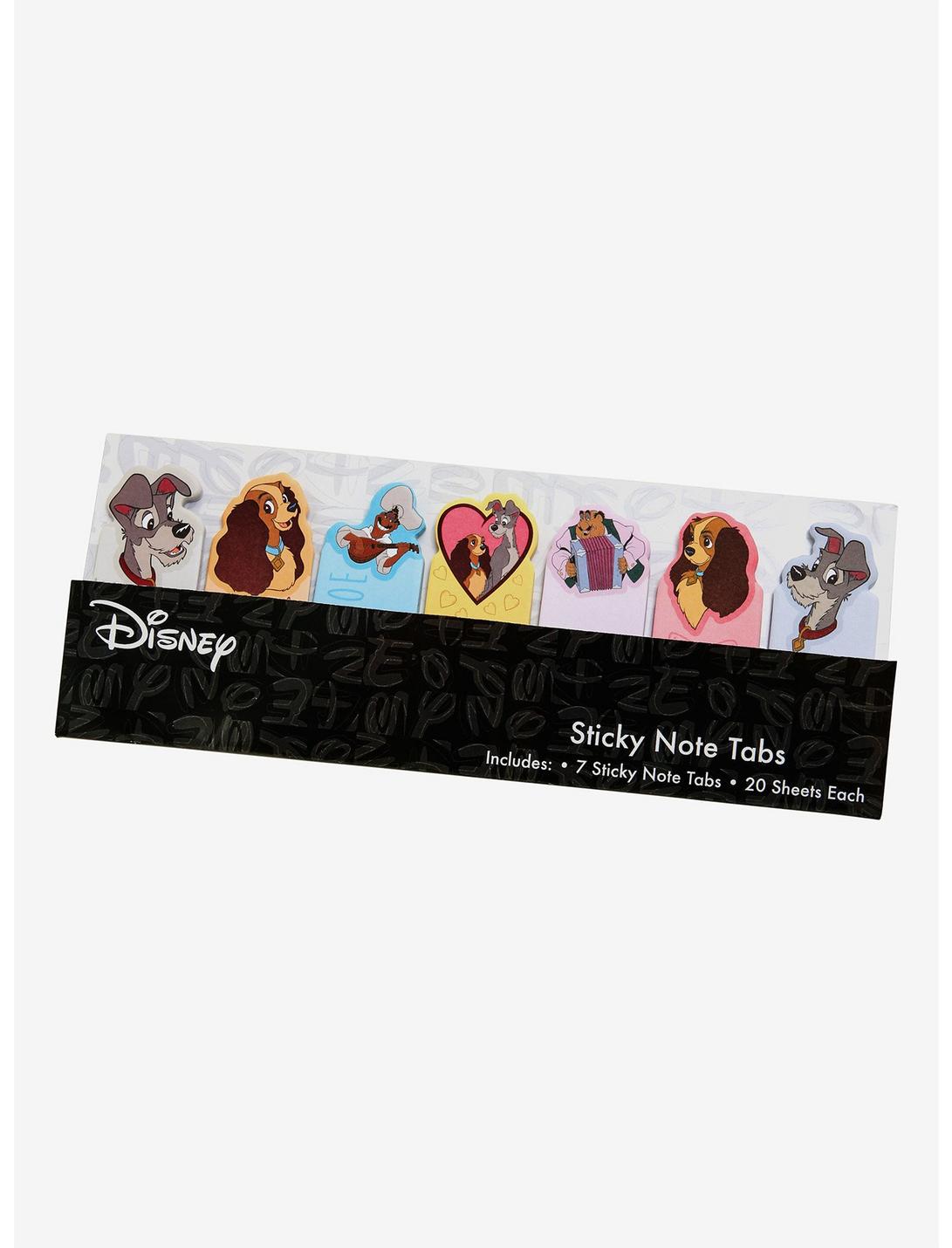 Disney Lady and the Tramp Sticky Note Tabs - BoxLunch Exclusive, , hi-res