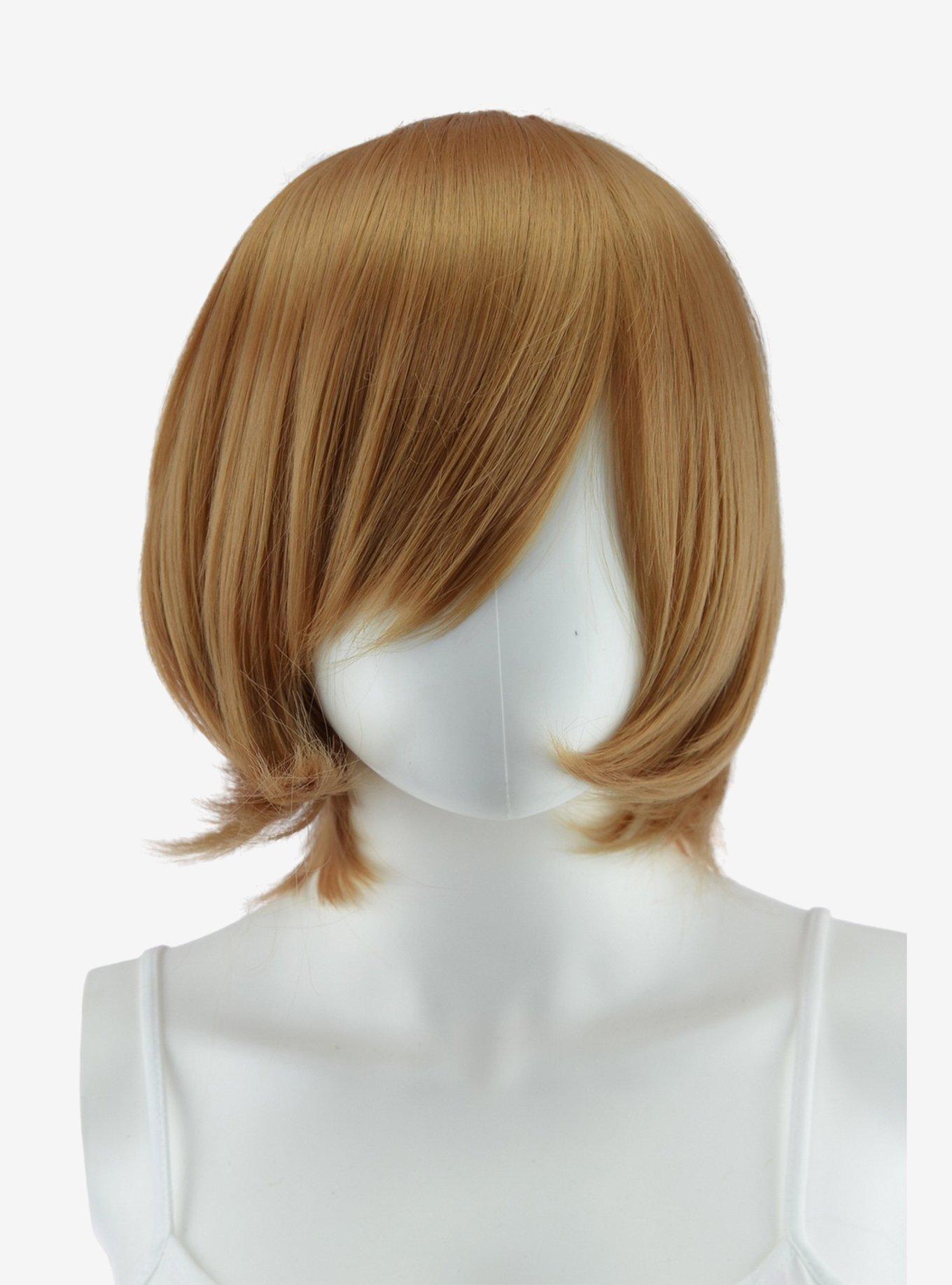 Epic Cosplay Chronos Caramel Brown Layered Bob Wig, , hi-res