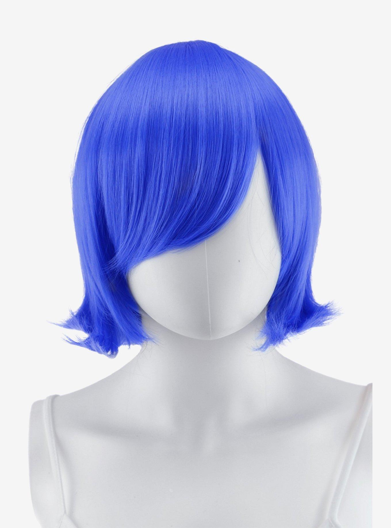 Epic Cosplay Chronos Cobalt Blue Layered Bob Wig, , hi-res