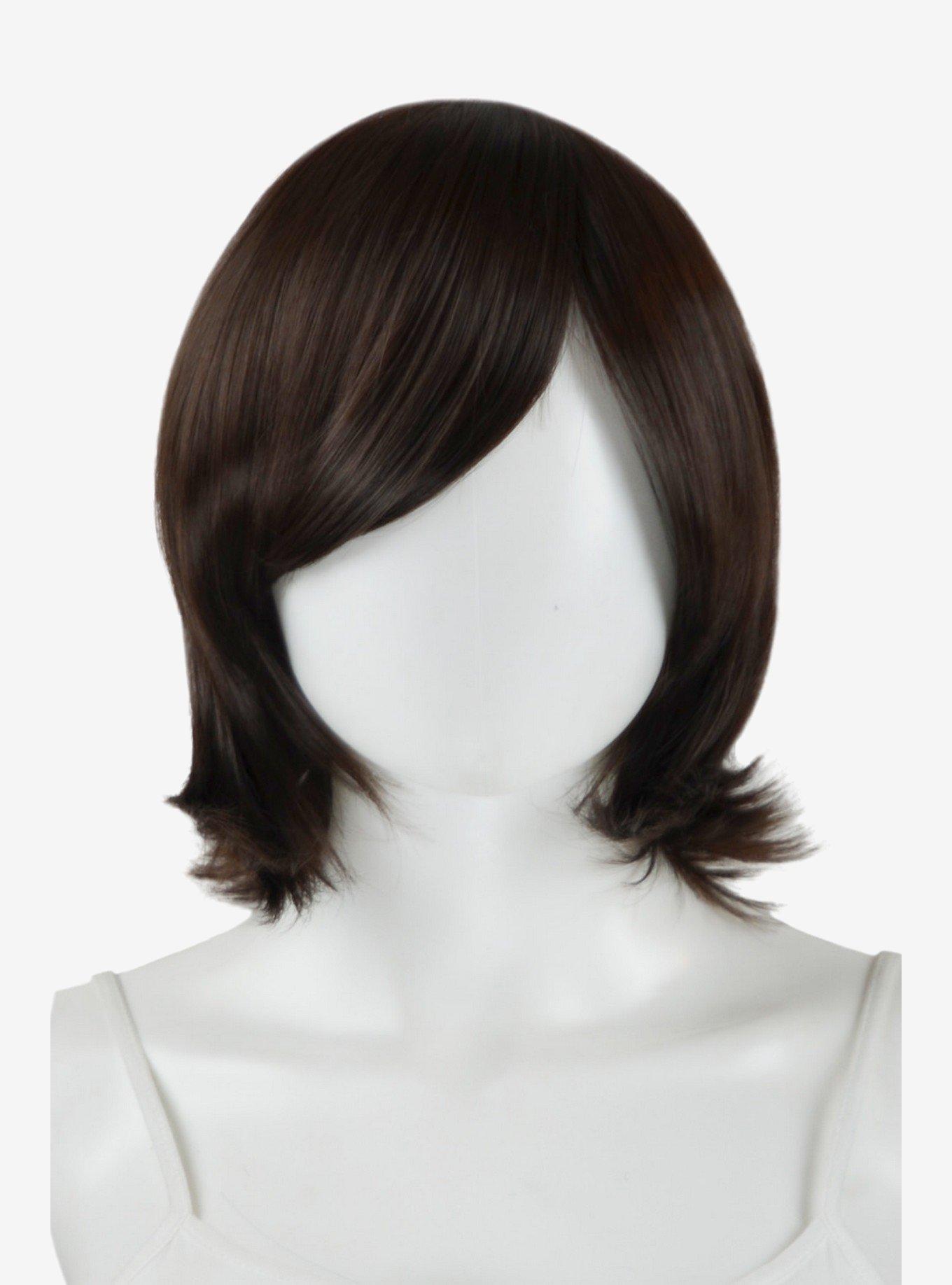 Epic Cosplay Chronos Dark Brown Layered Bob Wig, , hi-res