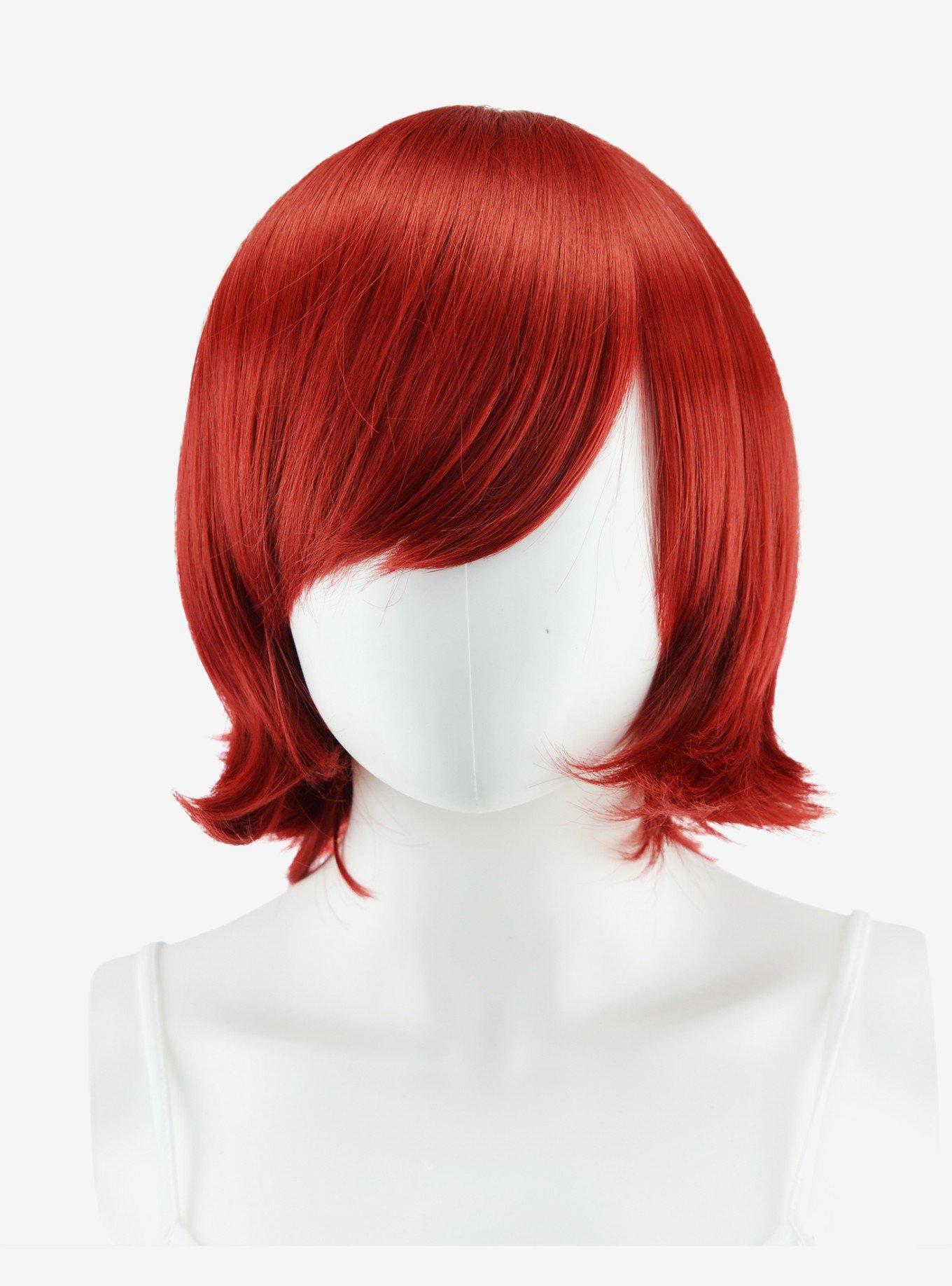 Epic Cosplay Chronos Dark Red Layered Bob Wig, , hi-res