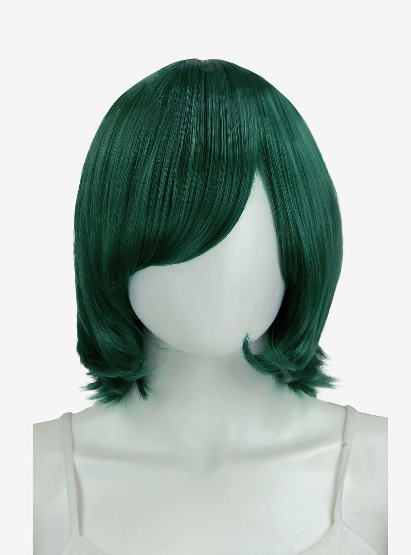 Epic Cosplay Chronos Emerald Green Layered Bob Wig