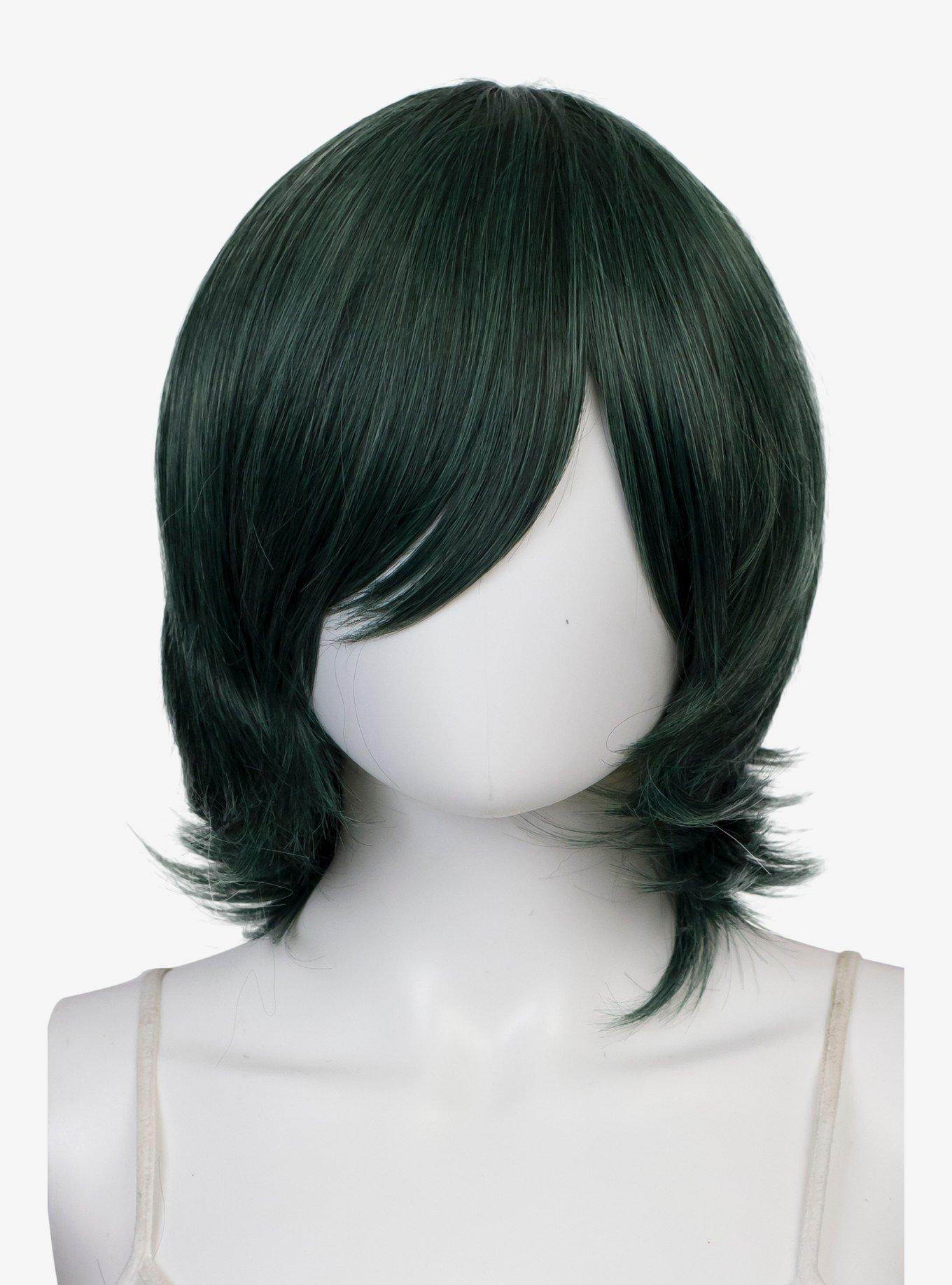 Epic Cosplay Chronos Forest Green Mix Layered Bob Wig, , hi-res