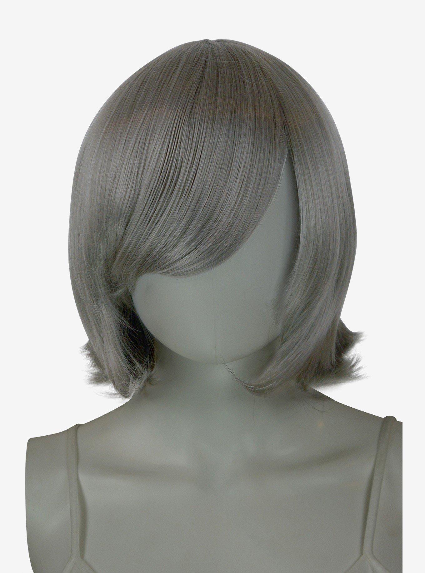 Epic Cosplay Chronos Gunmetal Grey Layered Bob Wig, , hi-res