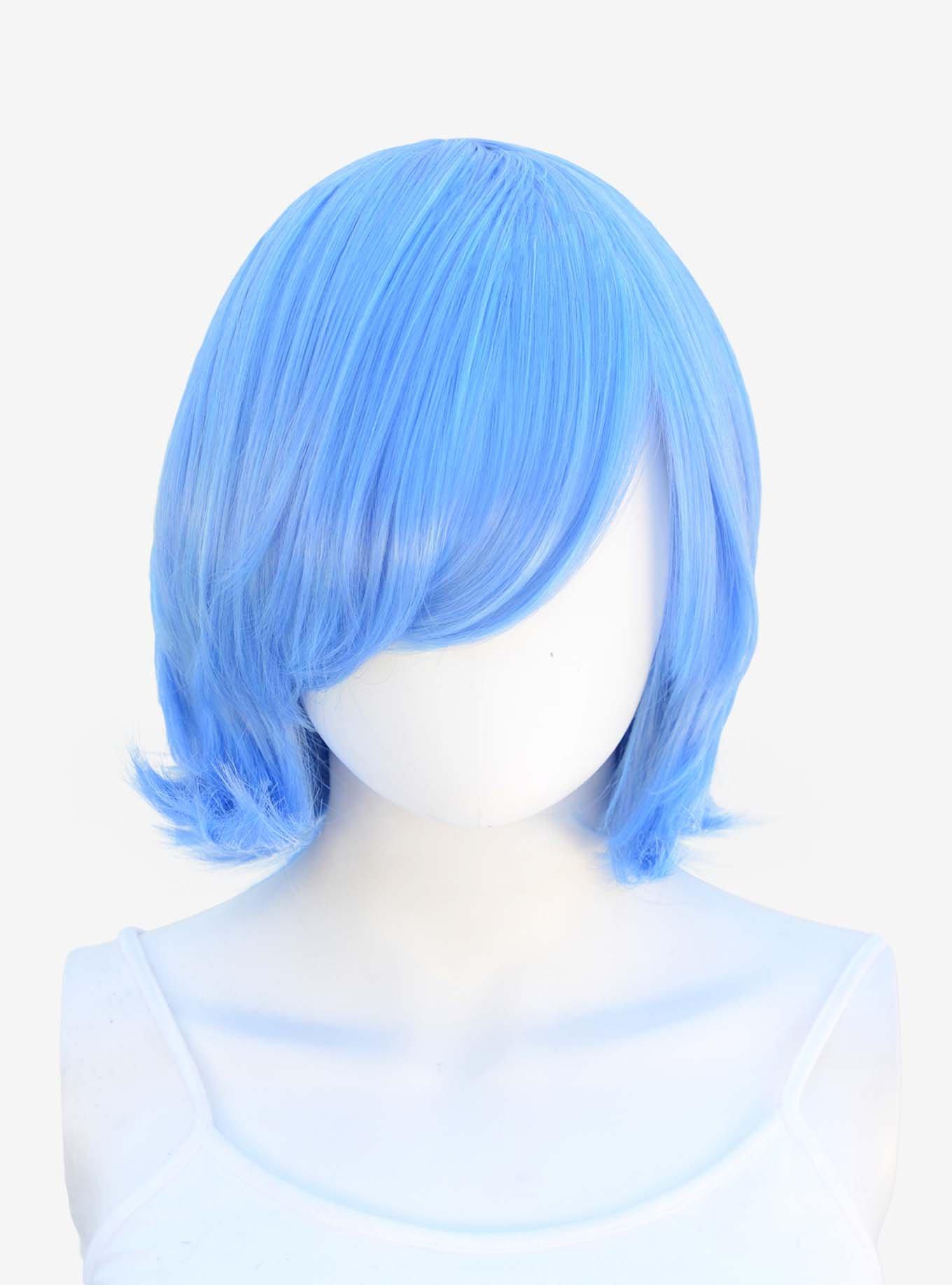 Hot Topic Epic Cosplay Chronos Light Blue Mix Layered Bob Wig