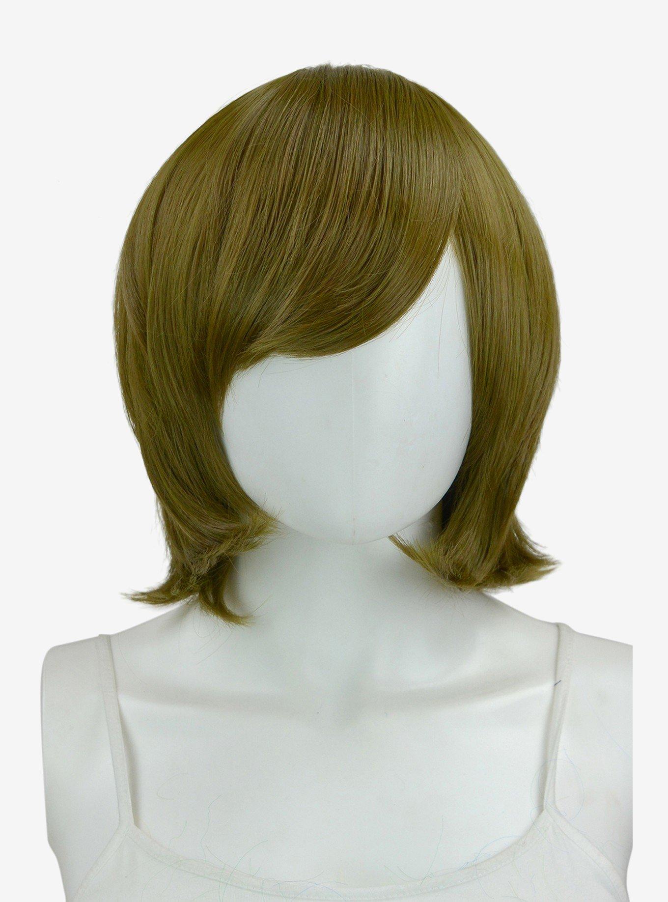 Epic Cosplay Chronos Matcha Brown Layered Bob Wig, , hi-res