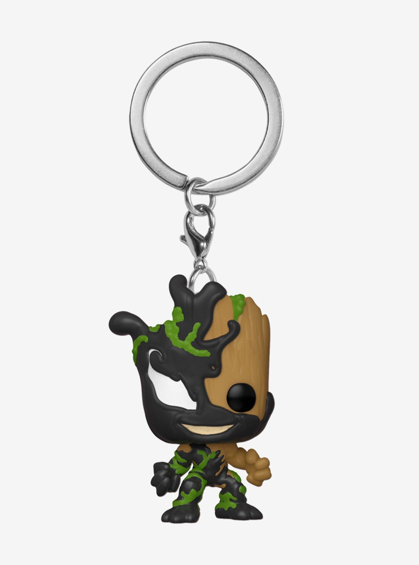 Funko Pocket Pop! Marvel Spider-Man: Maximum Venom Venomized Groot Vinyl Bobble-Head Keychain, , hi-res