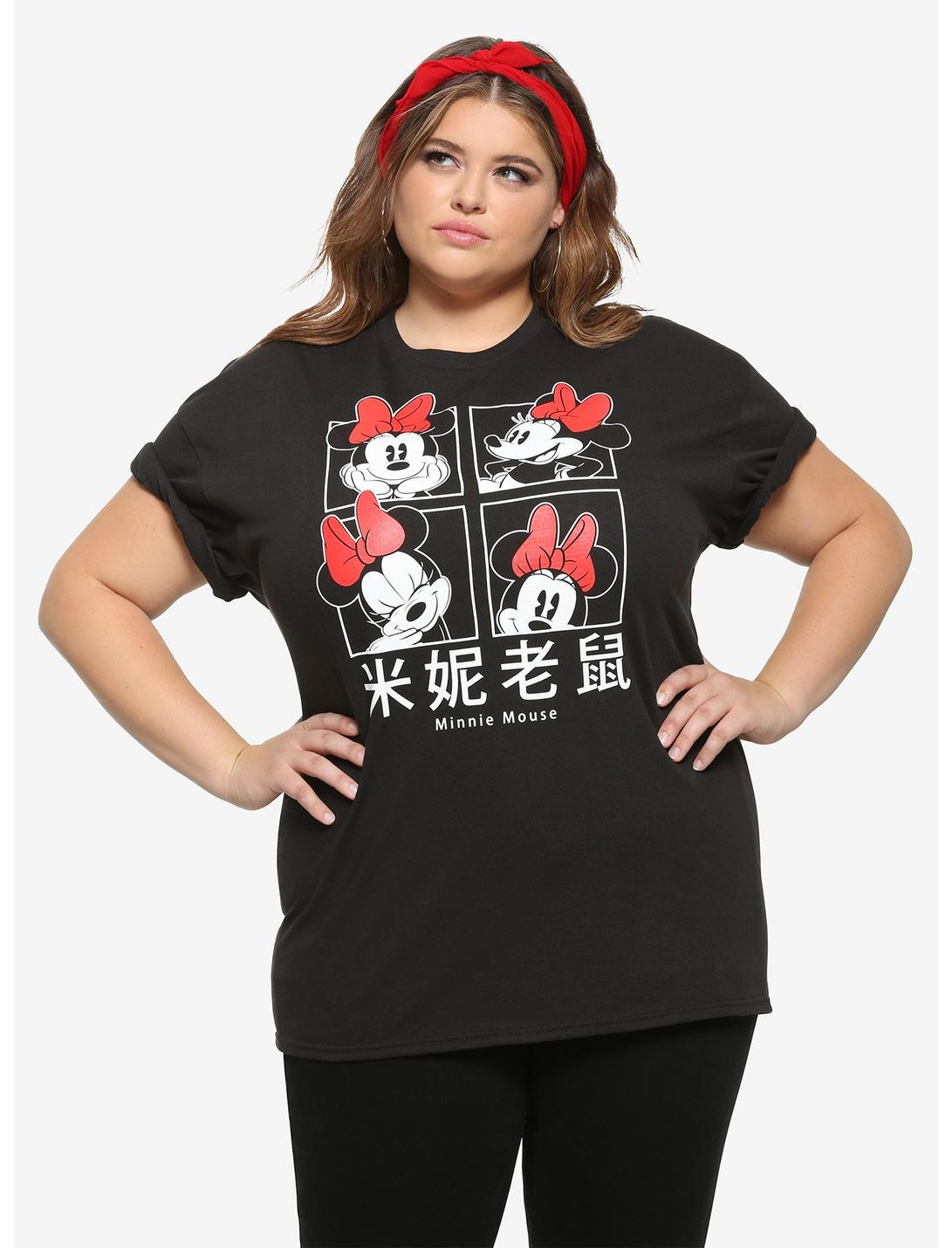Disney Minnie Mouse Grid Girls T-Shirt Plus Size, MULTI, hi-res