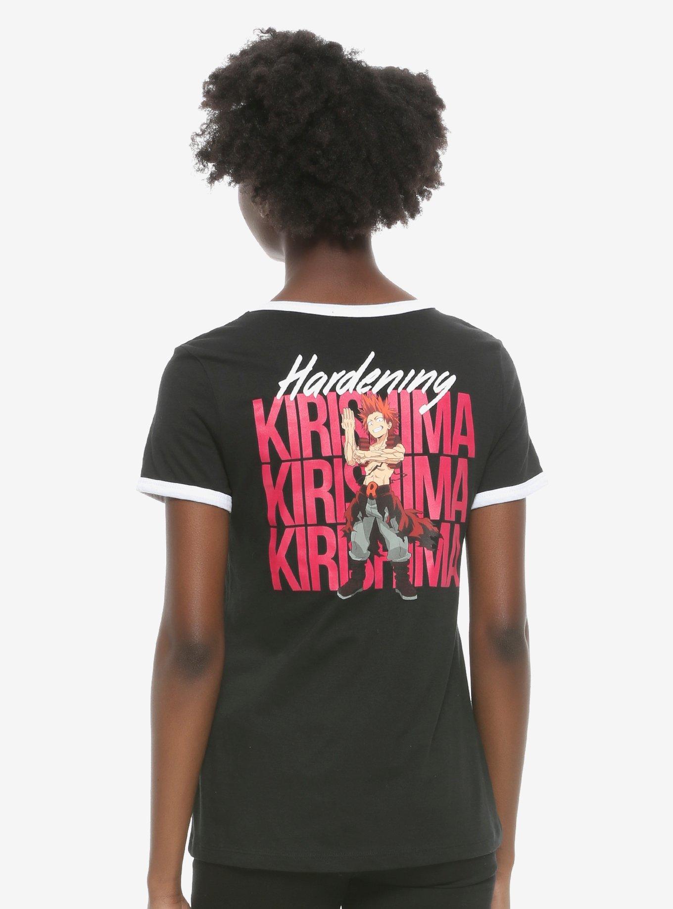 My Hero Academia Eijiro Kirishima Girls Ringer T-Shirt, MULTI, hi-res