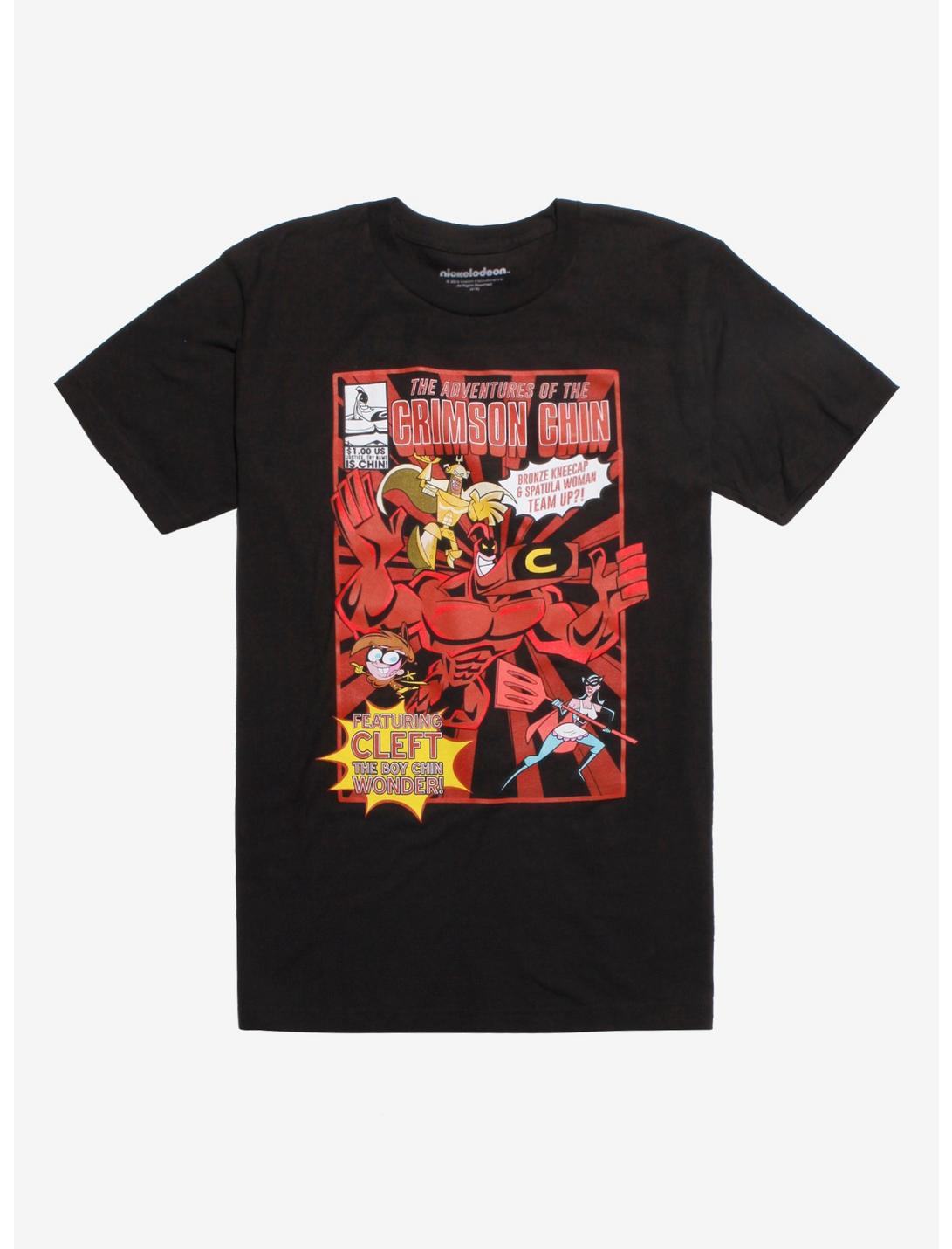 The Fairly OddParents Crimson Chin Comic T-Shirt, BLACK, hi-res