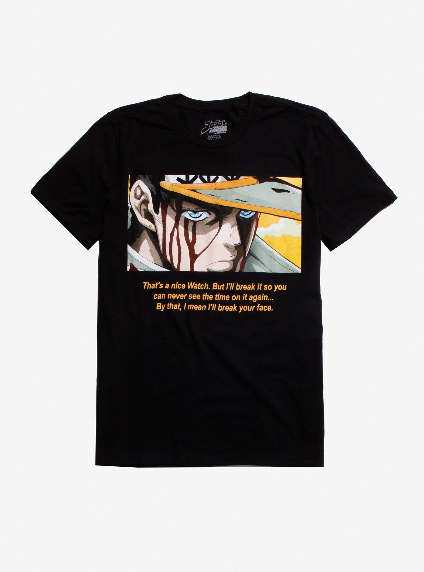 Jojo's Bizarre Adventure: The Animation Broken Watch T-Shirt, BLACK, hi-res