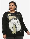 Disney Peter Pan Tinker Bell Clock Girls Sweatshirt Plus Size, MULTI, hi-res
