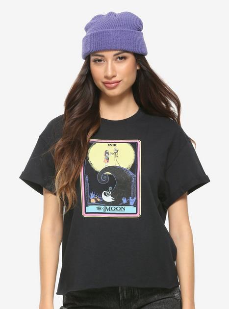 The Nightmare Before Christmas Moon Tarot Card Girls T-Shirt | Hot Topic