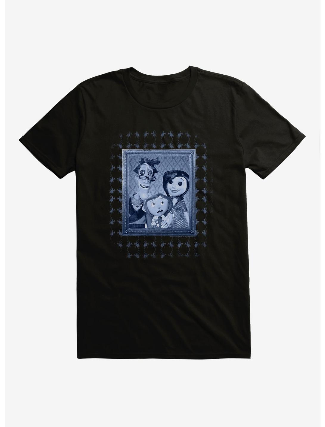 Coraline Family Portrait T-Shirt, BLACK, hi-res