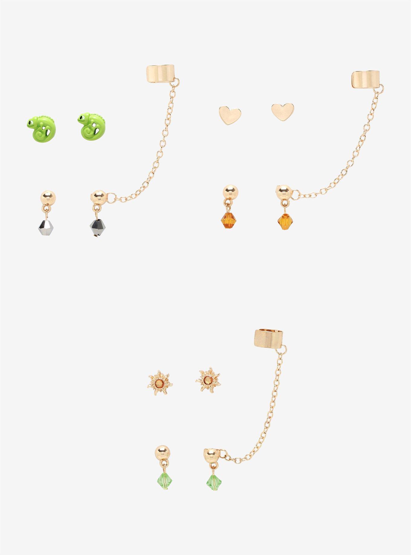 Disney Tangled Pascal Cuff Earring Set, , hi-res