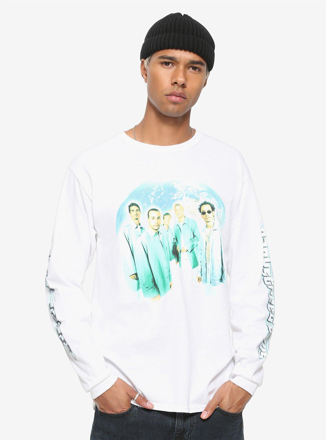 Backstreet Boys Larger Than Life Long-Sleeve T-Shirt, WHITE, hi-res