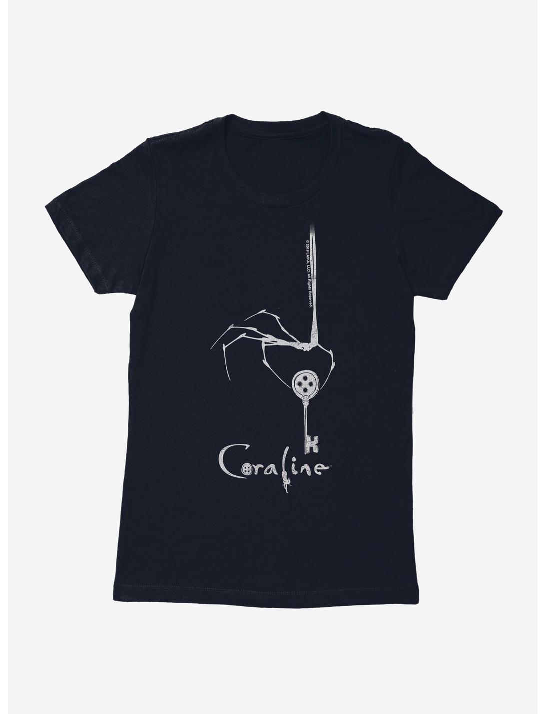 Coraline Logo Womens T-Shirt, MIDNIGHT NAVY, hi-res