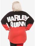 DC Comics Harley Quinn Dip-Dye Girls Athletic Jersey Plus Size, MULTI, hi-res