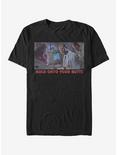 Jurassic Park Save Your Butts T-Shirt, BLACK, hi-res